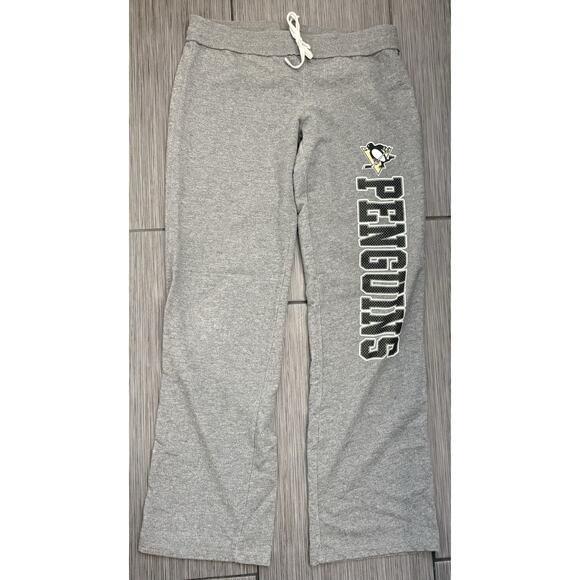 NHL Pittsburgh Penguins Women’s Gray Straight Leg Joggers Size Medium - Picture 1 of 6